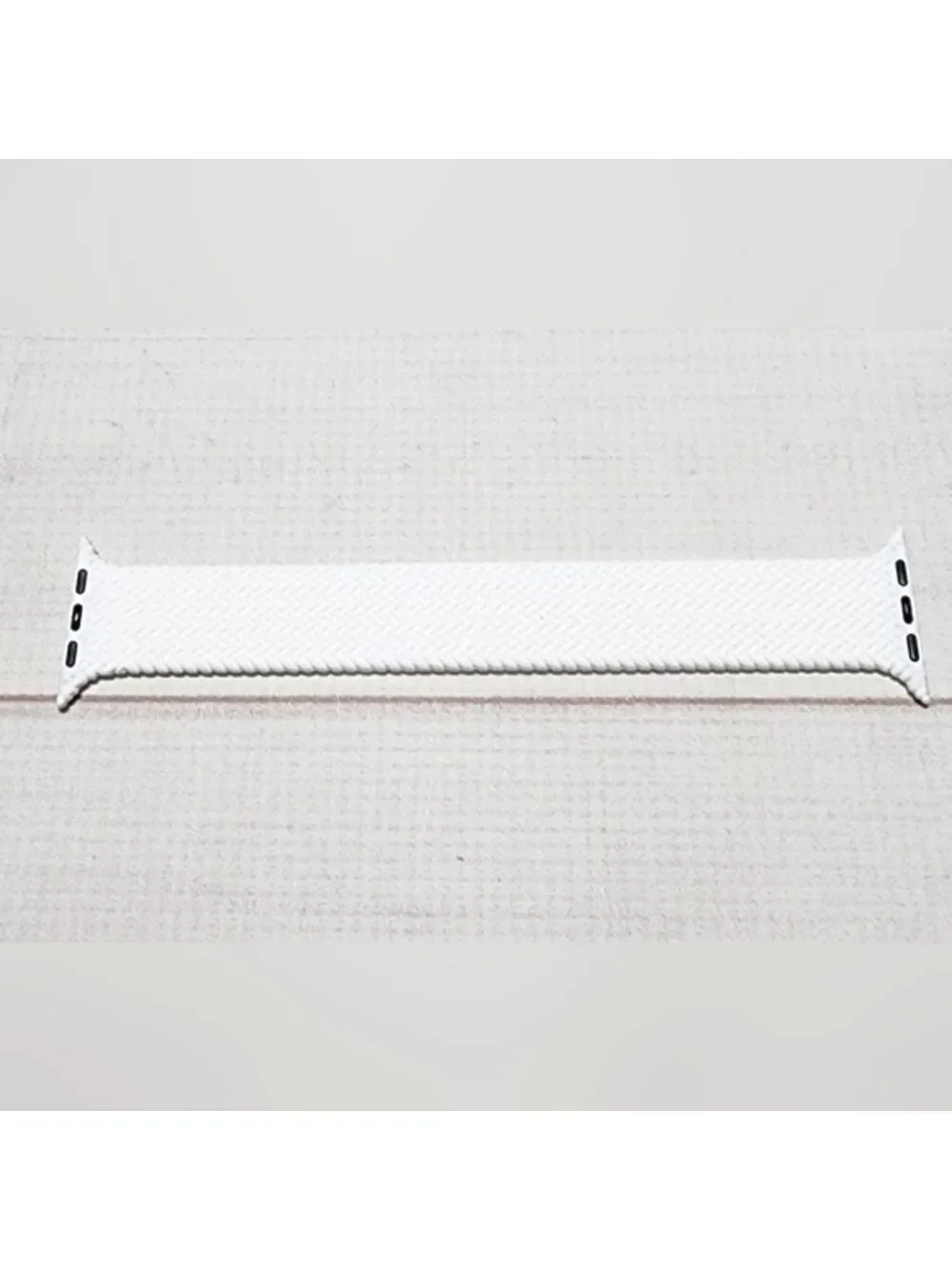 Braided White Solo Loop Strap For Apple Watch 42/44MM - New In Package